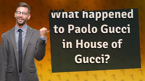 nicolo gucci|what happened to paolo gucci.